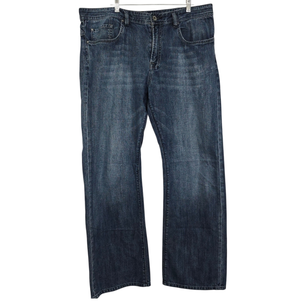 Men's 38x32 Buffalo David Bitton Easy Fit Ruffer Jeans Relaxed Fit Straight Leg